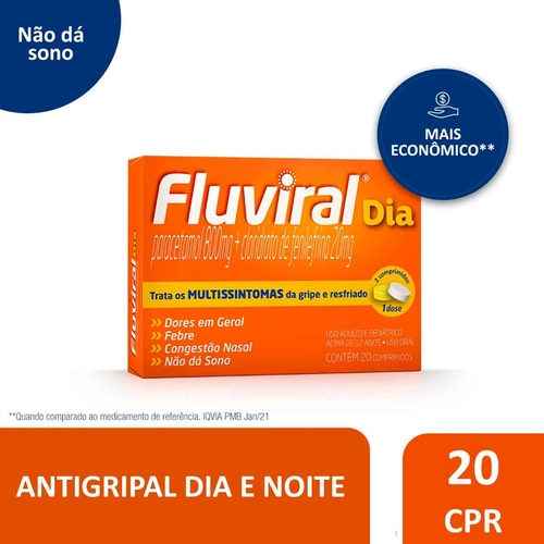 Fluviral Dia 20Cpr