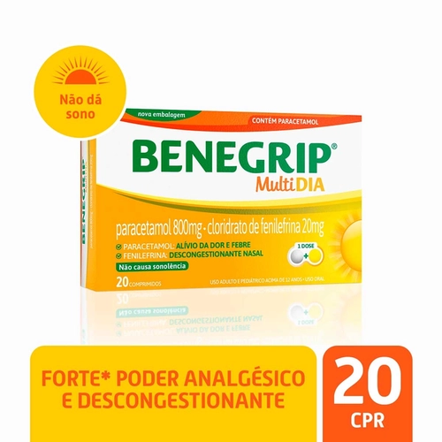 Benegrip Multi Dia 20Cpr