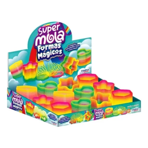 Brinquedo Super Mola Formas Magicas