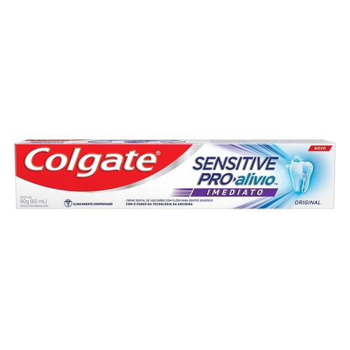 Creme Dental Colgate Sensitive Pró Alívio Imediato Original 90G