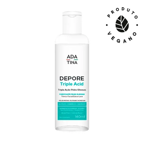 Tonico Facial Extra Leve Adatina Depore Triple Acid 140Ml
