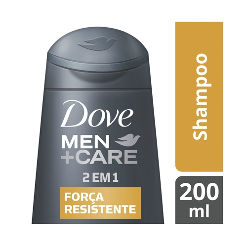 Shampoo Dove Men Care 2 em 1 Força Resistente 200ml