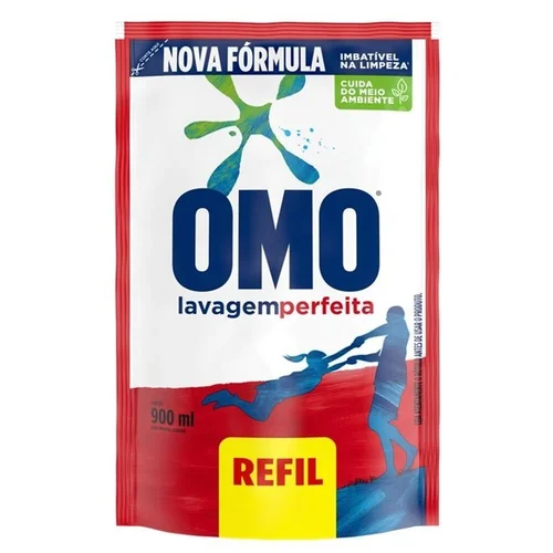 Sabão Líquido Omo Lavagem Perfeita Refil 900ml