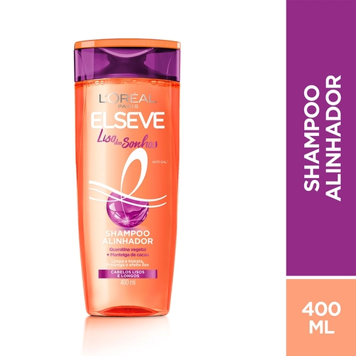 Shampoo Elseve Liso dos Sonhos 400ml