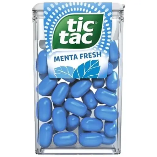 Pastilha Tic Tac Menta Crush 16G