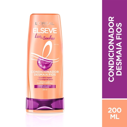 Condicionador Elseve Liso dos Sonhos 200ml