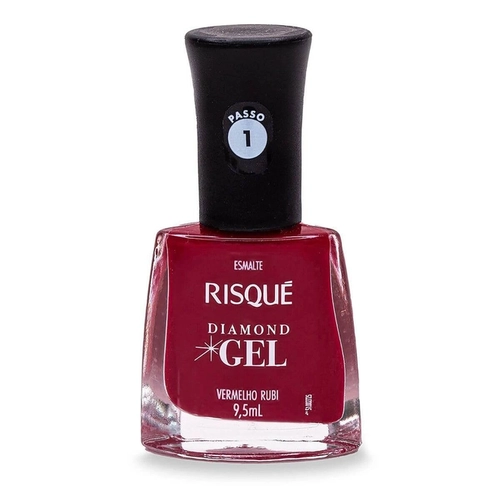 Esmalte Risqué Diamond Gel Rubi