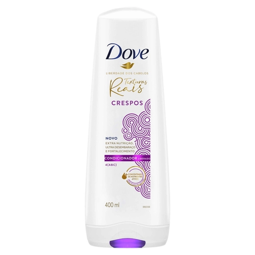 Condicionador Dove Texturas Reais Cabelos Crespos 400ml