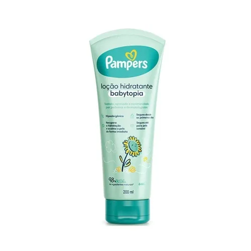 Loção Hidratante Pampers Babytopia Com Girassol 200Ml