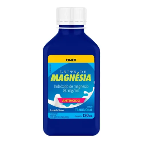 Leite Magnesia 8% 120Ml Tradicional Cimed