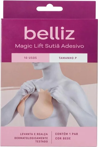 Sutiã Adesivo Belliz Magic Lift Tamanho P Ref 3430