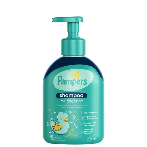 Shampoo Pampers Com Glicerina 200Ml