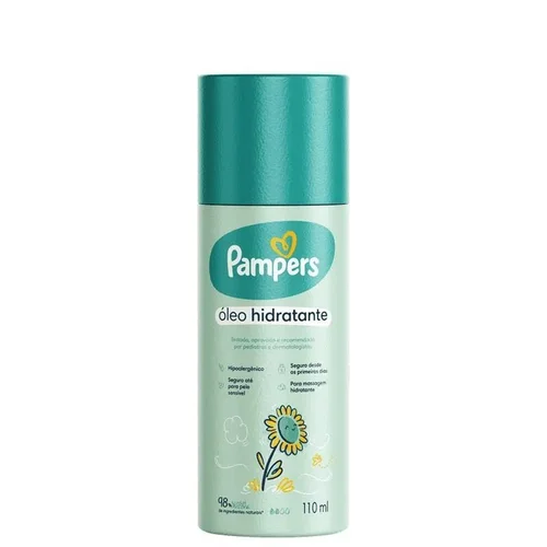 Óleo Hidratante Corporal Pampers Com Girassol 110Ml