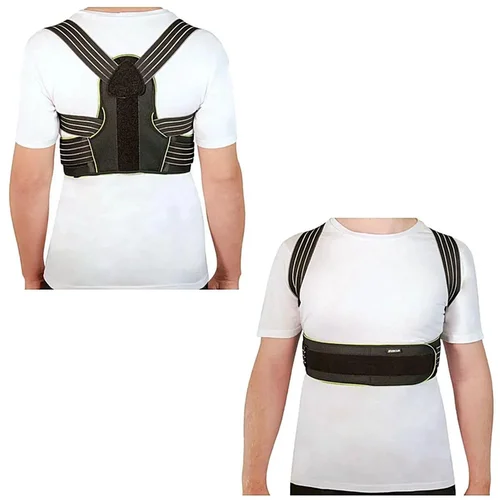 Corretor Postural Com Ajuste Triplo Mercur Bc0086-A P Preto