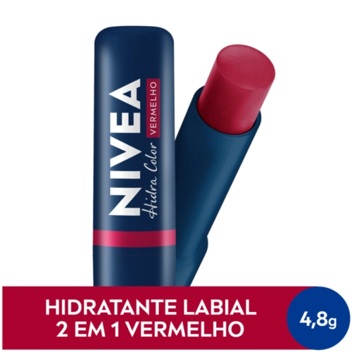 Hidratante Labial Nivea Hidra Color Vermelho