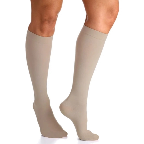 Meia Sigvaris Select Comfort Premium Panturrilha G3 20/30 Pé Fechado Natural
