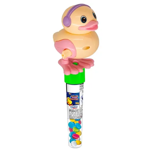 Brinquedo Pato De Fone Pula Pula