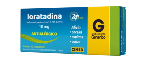 Loratadina 10Mg 12Cpr Cimed