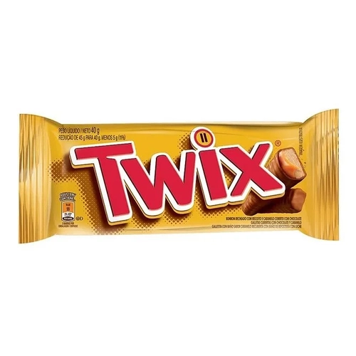 Chocolate Twix Original Caramelo 40g