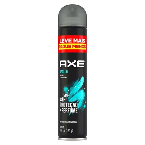 Desodorante Aerosol Axe Apollo Masculino Leve Mais Pague 200ml