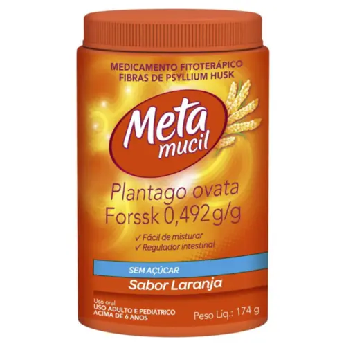 Metamucil Soluvel  Laranja 174Gr