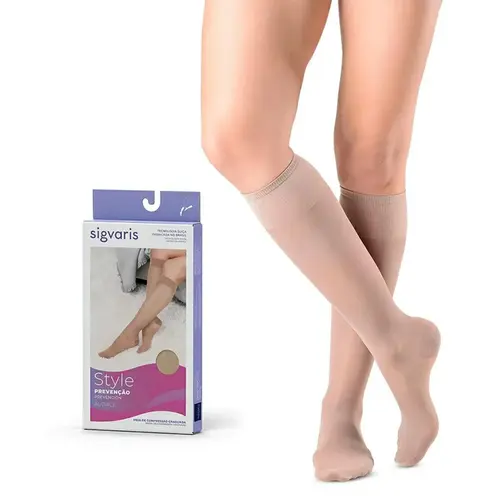 Meia Sigvaris Audace Panturrilha G 15/20 Natural Pa