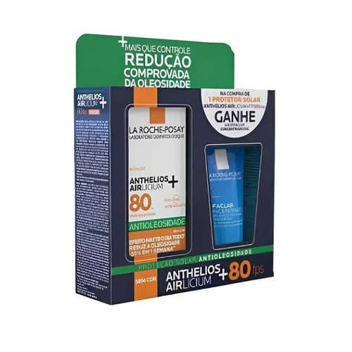 Kit Protetor Solar Anthelios Fps80 La Roche Posay 40G + Effaclar Concentrado 50G
