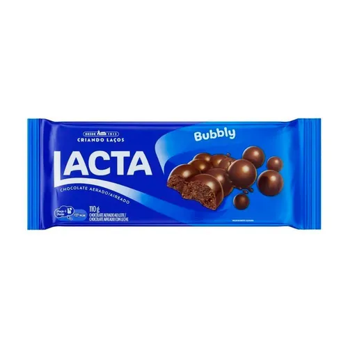 Chocolate Barra Lacta Bubbly 110G