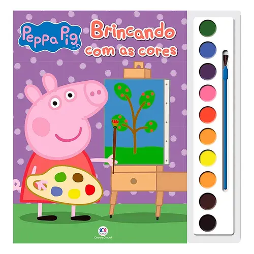Livro Pepa Pig Brincando Cores