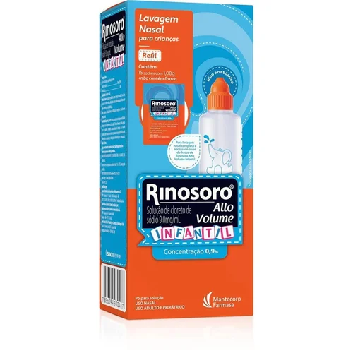 Rinosoro Alto Volume Inf 0,9% 15 Saches