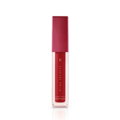 Batom Líquido Matte Niina Secrets Vermelho Hibisco 5Ml