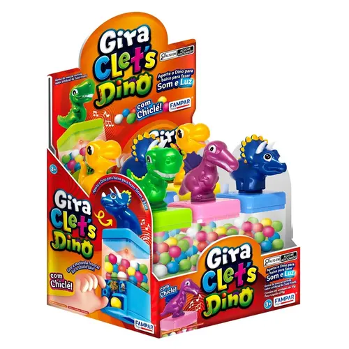 Brinquedo Gira Clets Dino