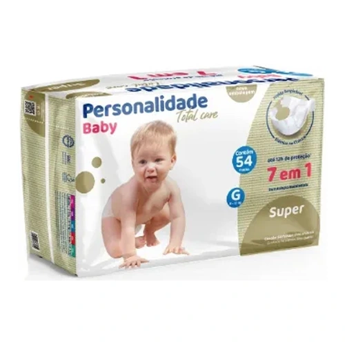 Fralda Personalidade Bag Total Care G 54Un