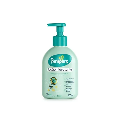 Loção Hidratante Pampers Com Girassol 200Ml