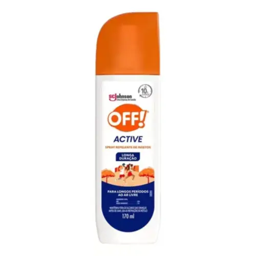 Repelente De Insetos Off! Active Spray 170Ml