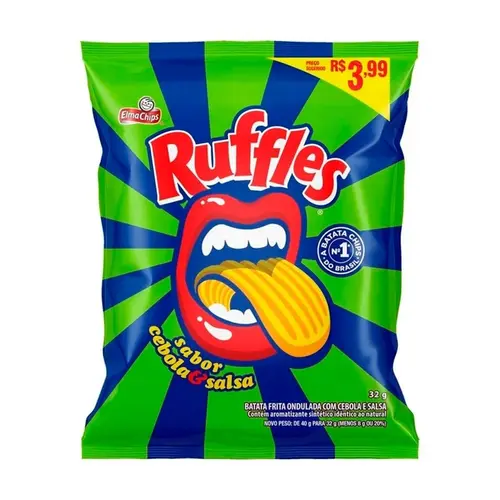Chips Ruffles Cebola E Salsa 32G