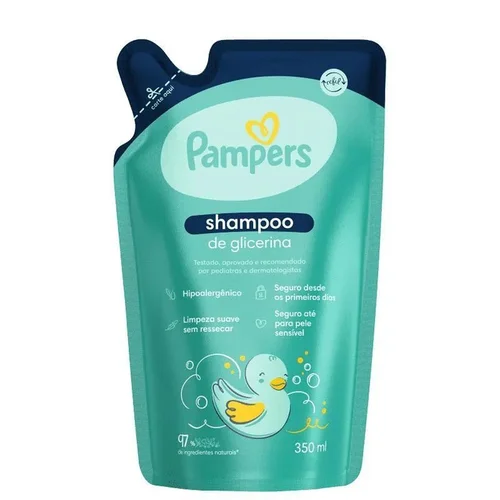 Shampoo Pampers Com Glicerina Refil 350Ml