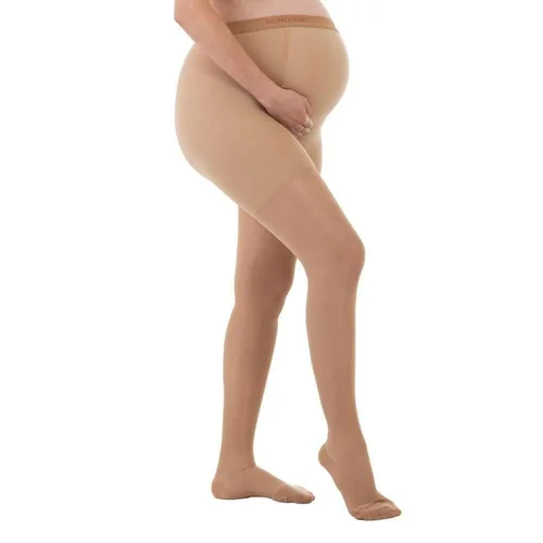 Meia Venosan Ultraline 4000 Comp. 20-30 Meia Calça Gestante G Pé Fechado Bege