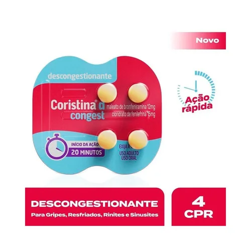 Coristina D Congest 4Cpr