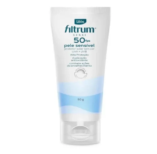 Protetor Solar Sensi Filtrum Fps50 Sem Cor 50G