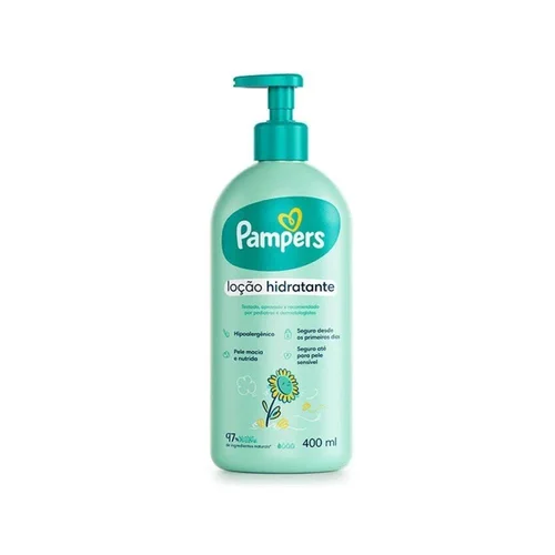 Loção Hidratante Pampers Com Girassol 400Ml