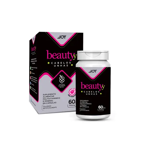 Joy Beauty Cabelos E Unhas 60Cps