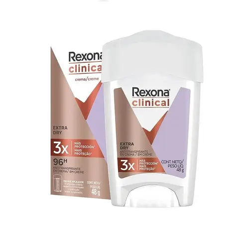Desodorante Stick Creme Rexona Clinical Woman Extra Dry 58G