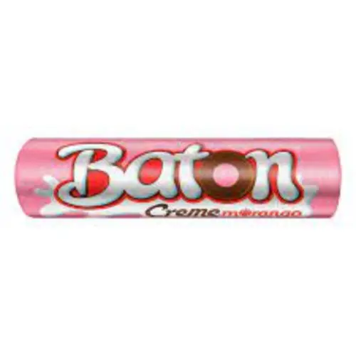 Chocolate Baton Garoto Recheado Morango 16G