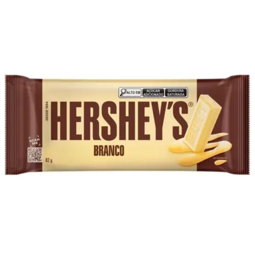 Chocolate Barra Hersheys Chocolate Branco 82G