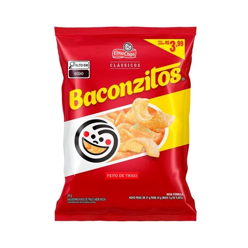 Chips Baconzitos 34G