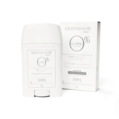 Desodorante Stick Sem Aluminio Neutro Giovanna Baby 50G