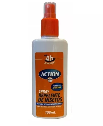 Repelente De Insetos Action Icaridina Spray 105ml