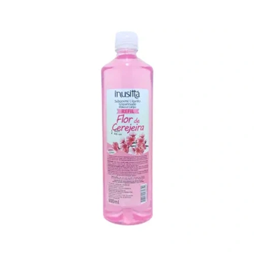 Sabonete Líquido Inusitta Refil 600ml Flor de Cerejeira