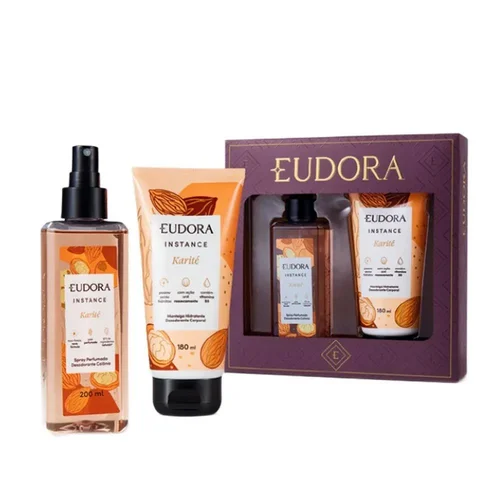 Kit Hidratante Instance 180Ml + Spray 200Ml Karité